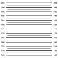 Photo zone mugshot with scale centimeters