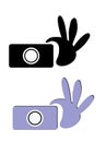 Photocamera icons