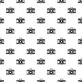 Photocamera pattern vector