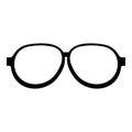 Photochromic eyeglasses icon, simple style. Royalty Free Stock Photo