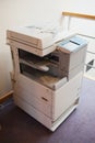 Photocopier detail indoors Royalty Free Stock Photo