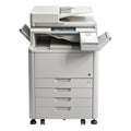 Photocopy machine isolated on white background Royalty Free Stock Photo