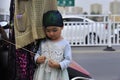 The Uyghur nationality young kid