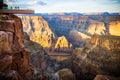 Photograff of beautiful scenery at Grand Canyon Skywalk Royalty Free Stock Photo