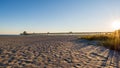 long pier at folly beach, charleston, south carolina, usa