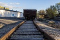 Abandoned Train Cars Royalty Free Stock Photo