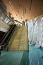 Dubai metro station interior Royalty Free Stock Photo