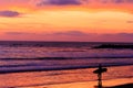 Sunset at the Beach in Oceanside, CA