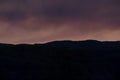 Photograph of bushfire smoke in The Blue Mountains in Australia