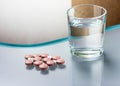 Healthcare Essentials - Medication and Glass of Water