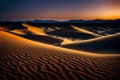 A Photograph capturing the ethereal beauty of a desert