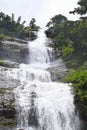 Giant Staircase Waterfall with Green Forest - Cheeyappara Waterfalls, Idukki, Kerala, India