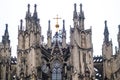 Cologne Cathedral detail of the pillars of the roof Royalty Free Stock Photo