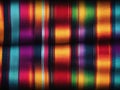 Photograph Of Colorful Mexican Blanket Background. Generative AI Royalty Free Stock Photo