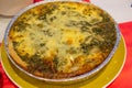 Photograph of Coronation Quiche following receipe released by King Charles