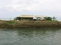 Small cottage at Pameungpeuk Beach Garut, West Java Indonesia