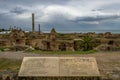 Impressionist-like photograph of the Antonine Baths at Carthage Tunisia