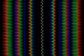 Photo of a diffraction pattern from a double line of LEDs. Image was obtained using a diffraction grating