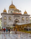 The entrance to Gurdwara Bangla Sahib Sikh Temple in Delhi, India.