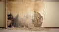 photograph fire wall damage Royalty Free Stock Photo