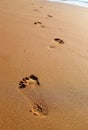 Foot Steps on Sand - Every Journey of Thousand Miles Begins with a Small Step