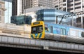 Melbourne, Australia - July 6th 2018: PT Metro Train in Melbourne CBD