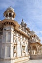 Jaswant Thada destination, Jodhpur, Rajasthan, India. This is a famous tourist attraction in the city of Jodhpur. Royalty Free Stock Photo