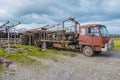 Photograph of a Kelp processing facility on King Island