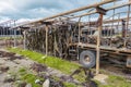 Photograph of a Kelp processing facility on King Island