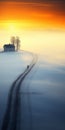 Ethereal Minimalism: Surreal Cinematic Shot Inspired By Marcin Sobas