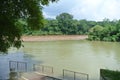 Lake of two colors in tabasco