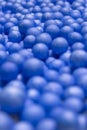 Blue Polysterene Balls background Royalty Free Stock Photo