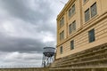 Photograph of the maximum security federal prison Alcatraz, located on an island in the middle of San Francisco Bay, California. Royalty Free Stock Photo