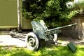 45 mm cannon the Second World War Royalty Free Stock Photo