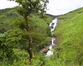 Palozhukum Para Waterfalls with Green Hills - Vagamon Falls, Idukki, Kerala, India