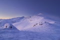 Sunrise in Rodnei Mountains National Park Royalty Free Stock Photo