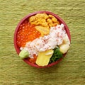 Japanese sea urchin rice take away