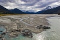 This photograph shows you the Dart River Valley in New Zealand Royalty Free Stock Photo