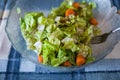 Photograph of a simple salad