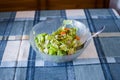 Photograph of a simple salad