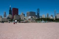 Chicago cityscape on a bright sunny day