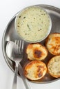 Closeup of an sounth Indian Dish known as Appe Royalty Free Stock Photo