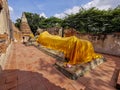 A Photograph of statue of Reclining Buddha