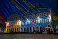 Pelourinho, Salvador, Bahia, Brazil. Decorated with St. John parties.