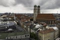 View of the Munich Cathedral, Frauenkirche