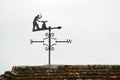 A weather vane with farrier and an anvil