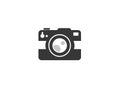 Photographe an old style camera logo design