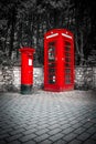 Telephone booth Royalty Free Stock Photo