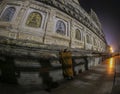 A prayer monk at Mahabodhi temple, Bodh Gaya district, Bihar.