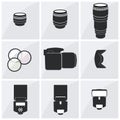 Photographer accessory set Royalty Free Stock Photo